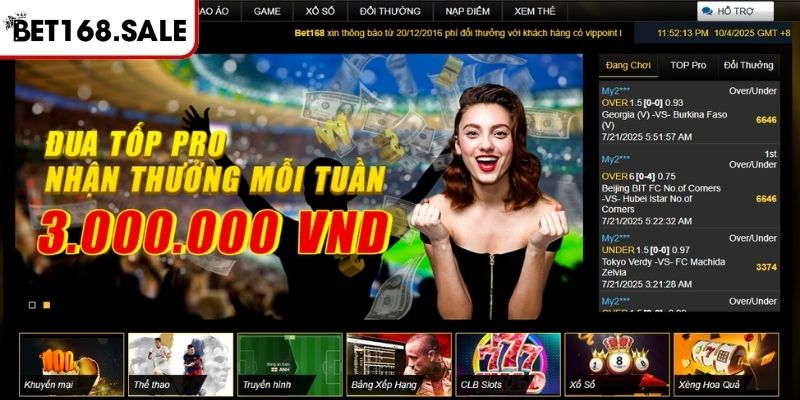 Giới thiệu Bet168 những thông tin chung
