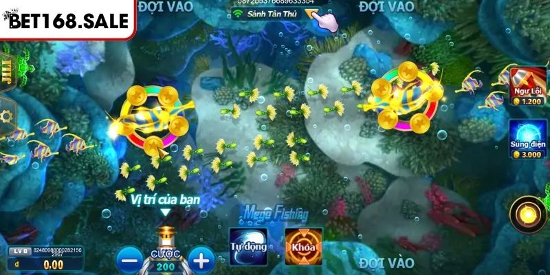 Mega Fishing Bet168 – Hành Trình Săn Kho Báu Huyền Thoại 3 Tận dụng vũ khí đặc biệt