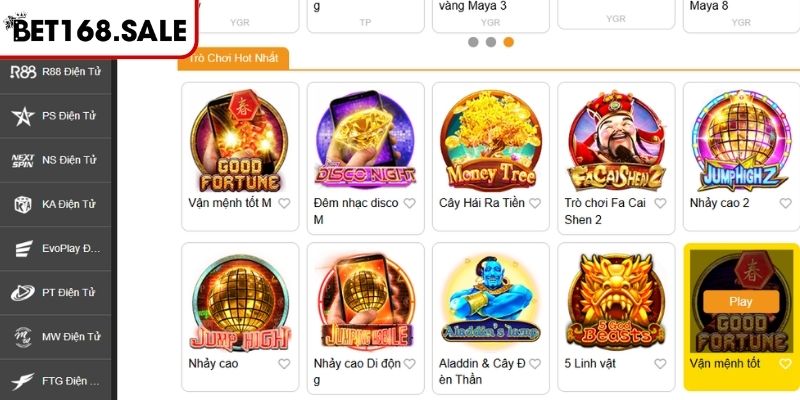Nổ hũ CQ9 Bet168 Khám Phá Sân Chơi Slot Đẳng Cấp Thưởng Lớn 2 Điểm danh những tựa game nổ hũ CQ9 Bet168