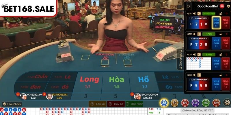 Bí kíp chơi Rồng Hổ Bet168 bất bại từ các chuyên gia