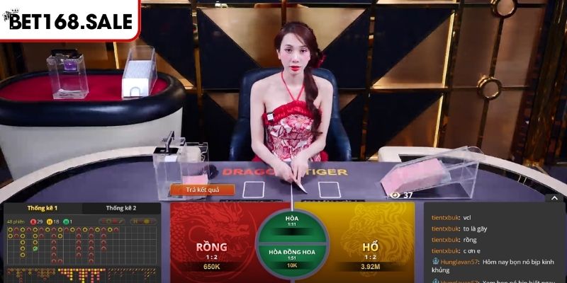 Luật chơi Rồng Hổ Bet168 dễ hiểu